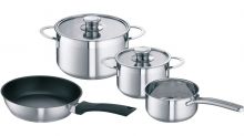 Set of Dishes, 3 Pots + 1 Pan for Bosch Siemens Hobs - 00576026