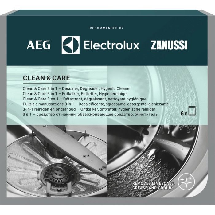 Clean & Care Cleaner (6pcs) for Electrolux AEG Zanussi Washing Machines - 9029799187 AEG / Electrolux / Zanussi