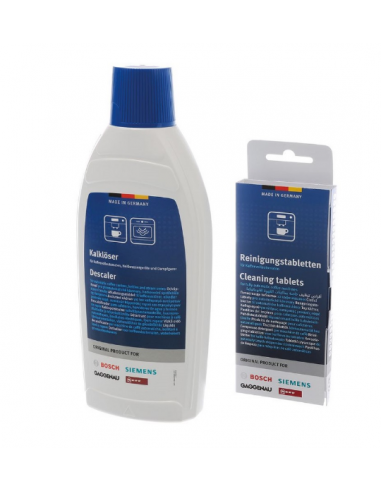 Cleaning tablets and Descaling Solution for Bosch Siemens Coffee Makers - 00311981 BSH - Bosch / Siemens
