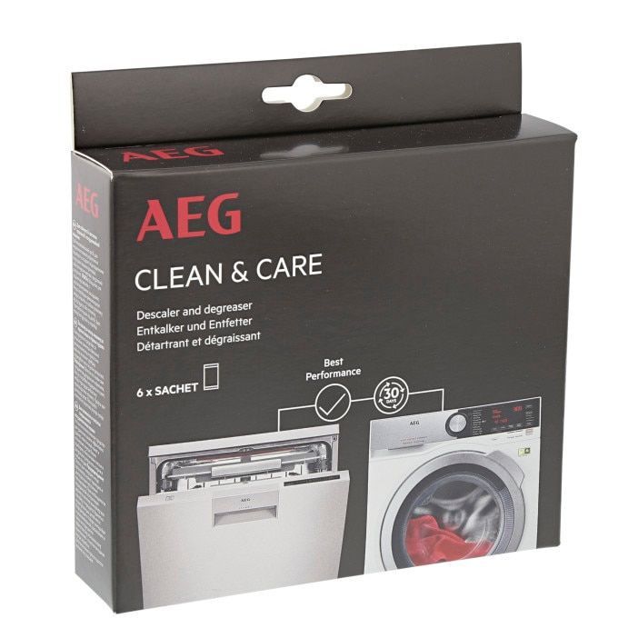Clean & Care Limescale and Grease Remover for Electrolux AEG Zanussi Dishwashers & Washing Machines - 9029798049 AEG / Electrolux / Zanussi