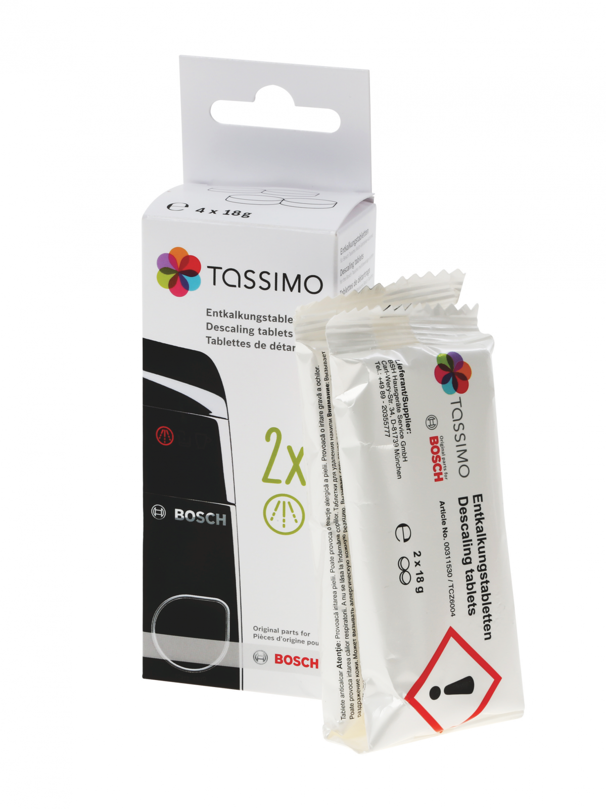 Limescale Remover for Tassimo Coffee Makers - 00311530 BSH - Bosch / Siemens