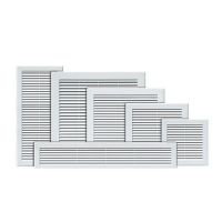 Ventilation Grille, Plastic, White, Square, with Anti Insect Net 200 x 200MM