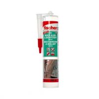 Adhesive and Sealing Multi-Purpose Sealant 290ML, Transparent Fischer KDC CRYSTAL