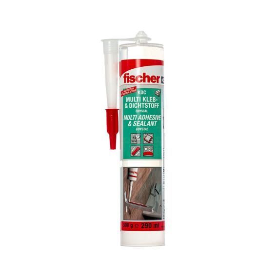 Adhesive and Sealing Multi-Purpose Sealant 290ML, Transparent Fischer KDC CRYSTAL OTHERS