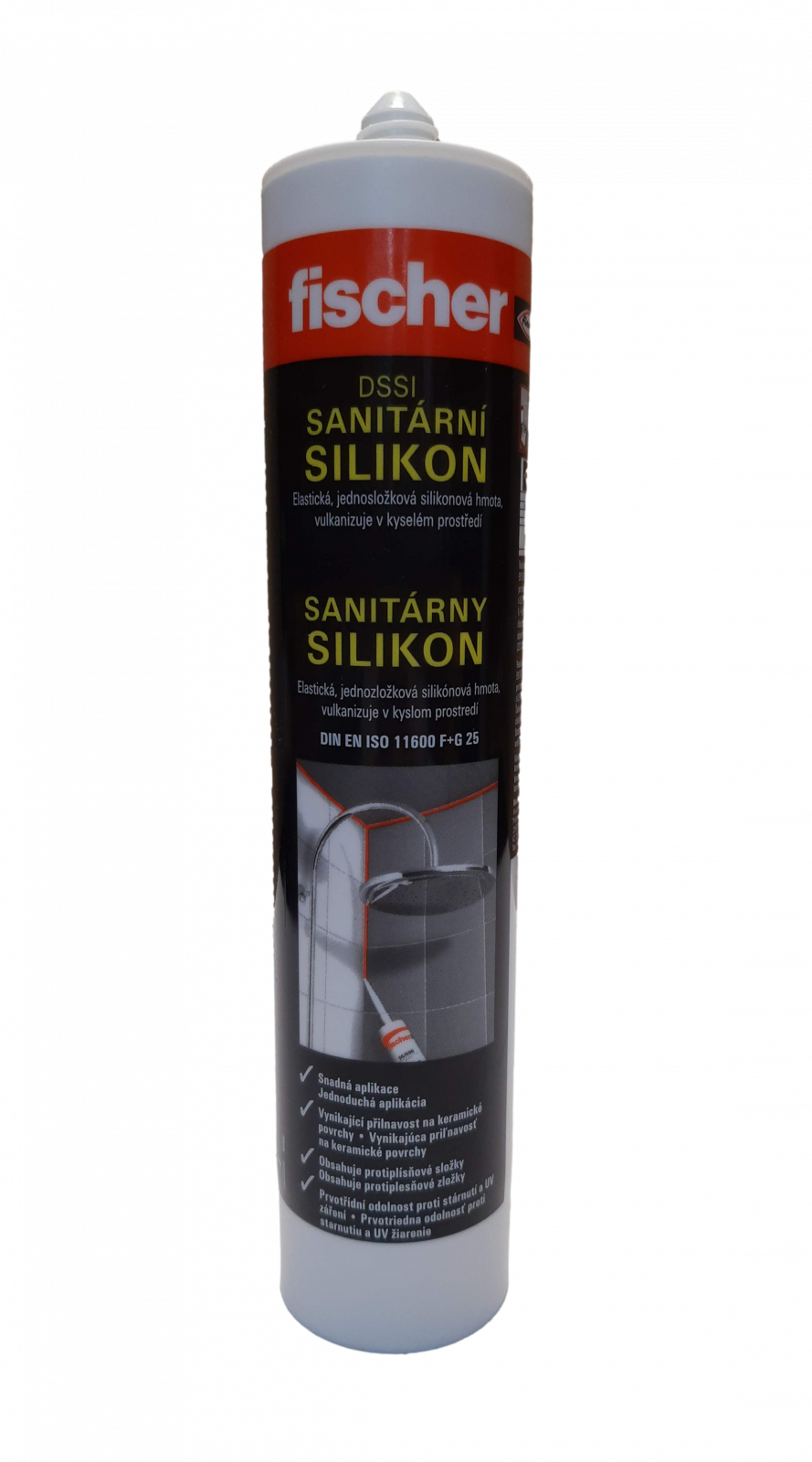 Sanitary Silicone Sealant - 310ML, Transparent Fischer OTHERS