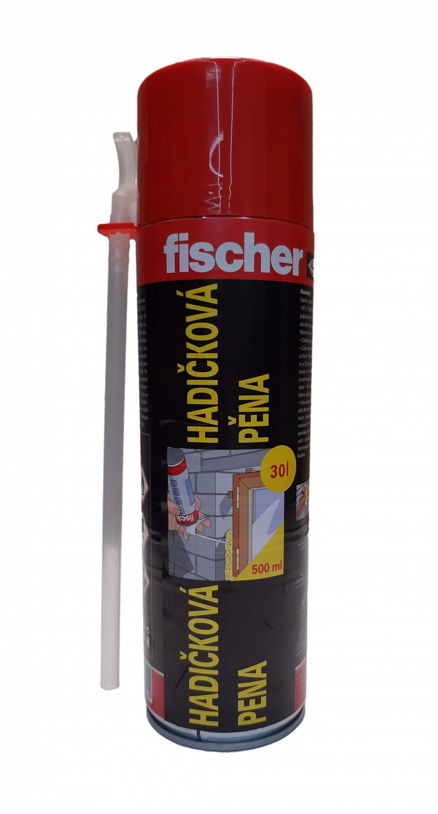 Tubular Mounting Foam PU 500ml / 30L Fischer with Valve OTHERS