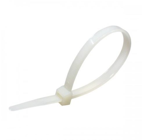 White Cable Ties, Load Capacity 18KG, Bundle Diameter 102MM, Size 3,6x370MM, 100pcs in a Package - VPP 3,6x370 TIE PRO
