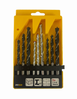 Drill Bit Set, Set of 9 Pieces - Wood, Stone, Metal OTHERS