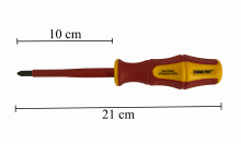 Electrician Cross Head Screwdriver, PH2x100MM, VDE Strend PRO CX547B OTHERS