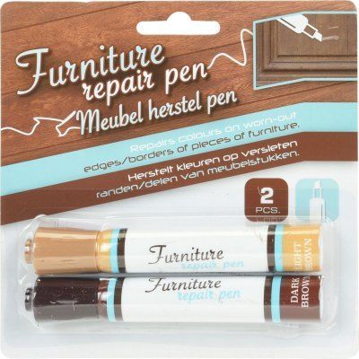 Furniture Repair Markers, Set of 2 Pieces, Light Brown, Dark Brown OTHERS