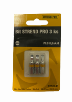 Screwdriver Bit Strend Pro S2, 0,6X4,0MM, Set of 3 Pieces OTHERS