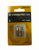 Screwdriver Bit Strend Pro S2, 1,0X6,0MM, Set of 3 Pieces OTHERS