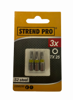 Screwdriver Bit Strend Pro S2, TX25, Set of 3 Pieces OTHERS