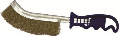 Stainless Steel Hand Brush, Brass Wire, Plastic Handle OTHERS