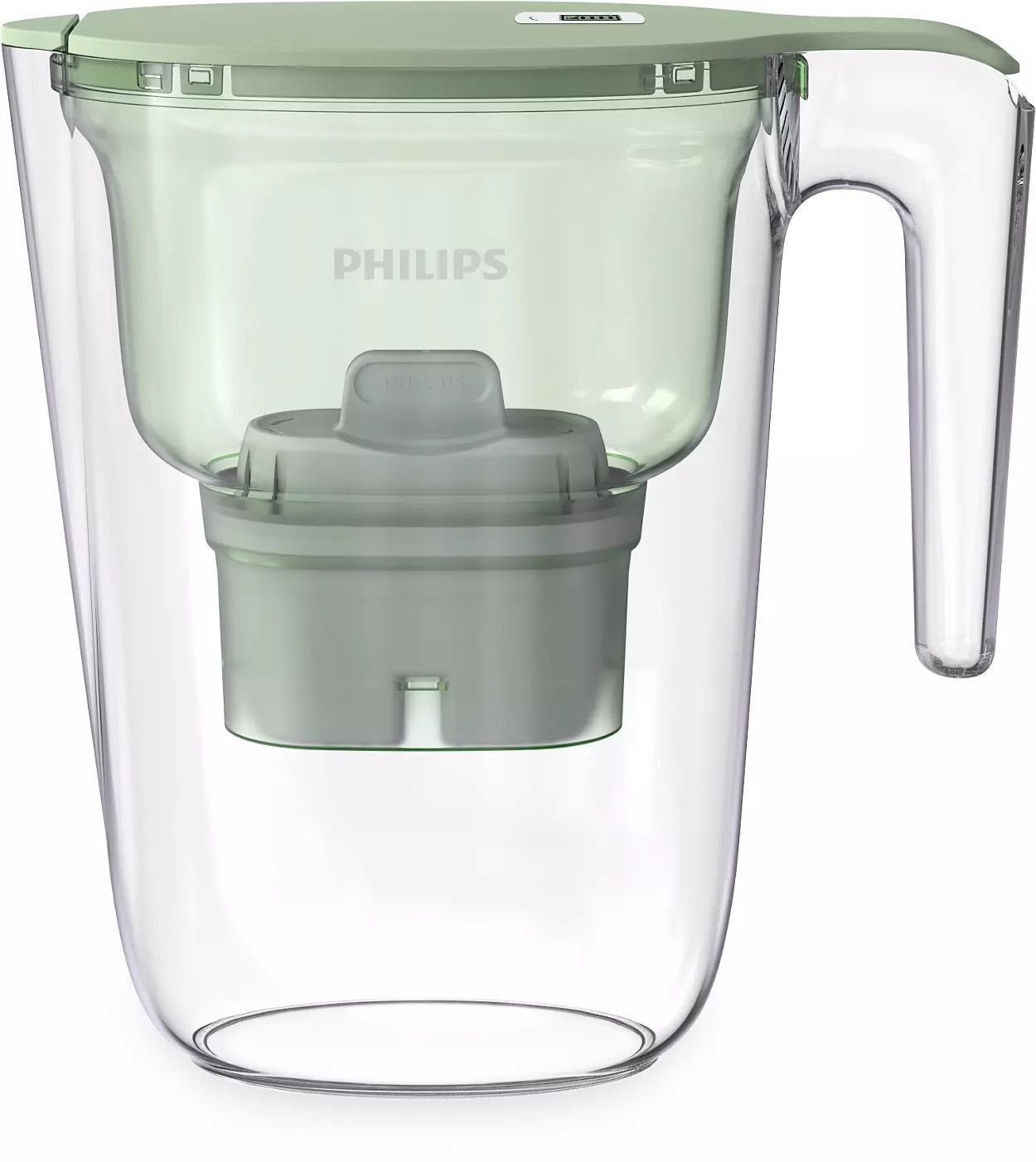 Water Filter Pitcher with Timer, 2,6L, Philips - AWP2935GNT/10 Philips/Saeco