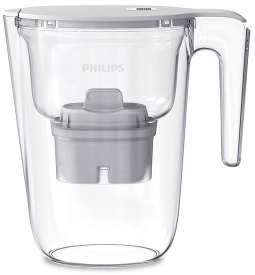 Water Filter Pitcher with Timer, 2,6L, Philips - AWP2935WHT/10 Philips/Saeco